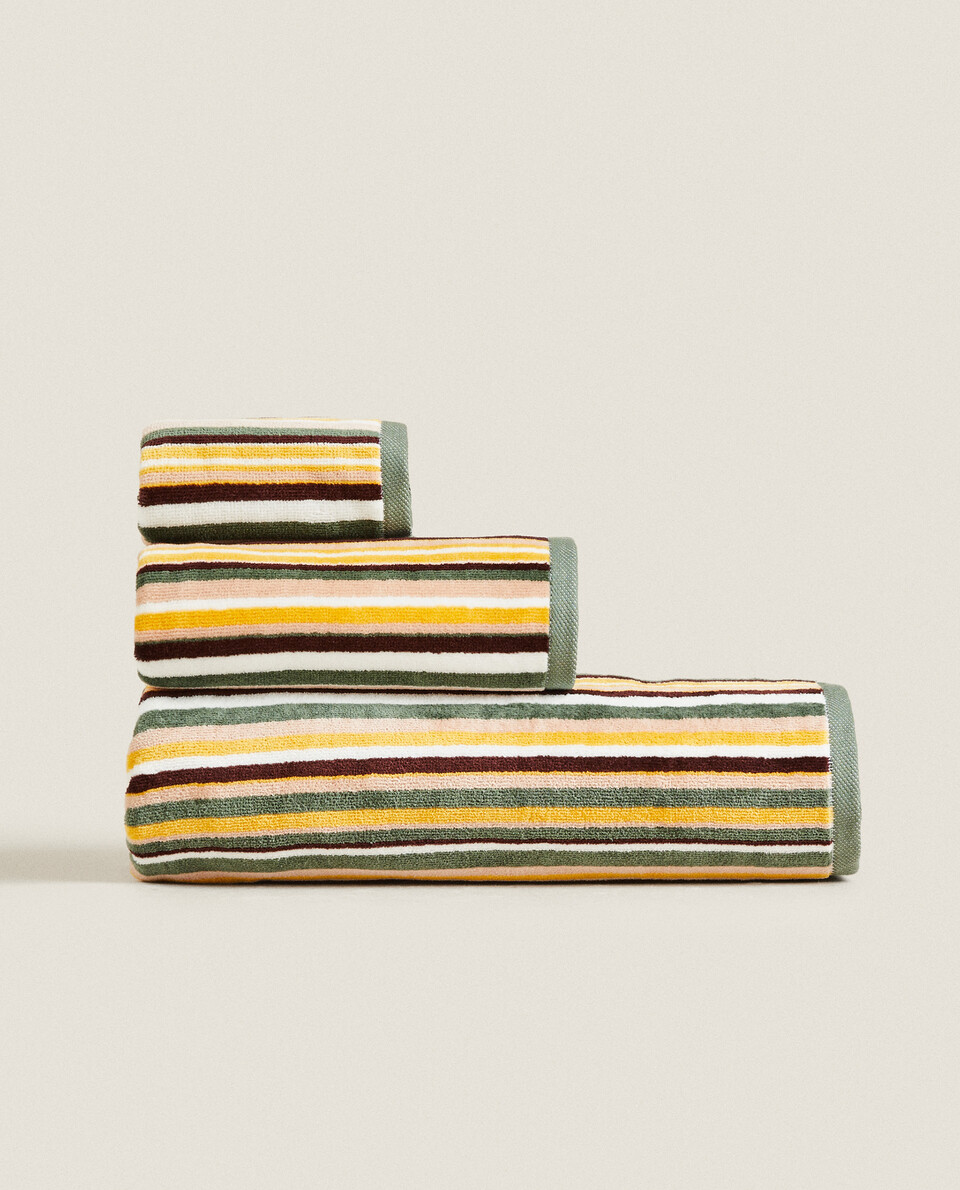 STRIPED COTTON TOWEL