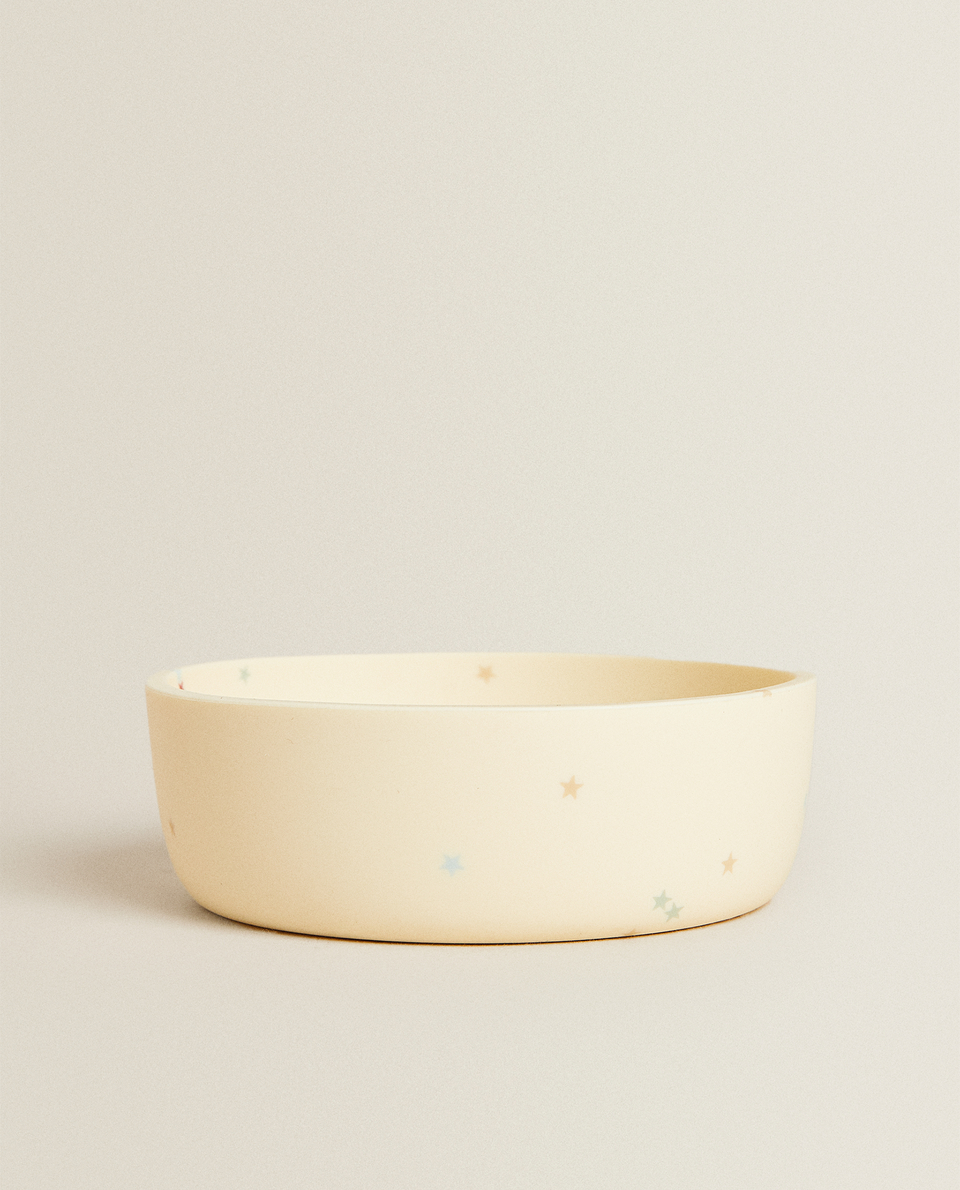 SILICONE BOWL WITH STARS