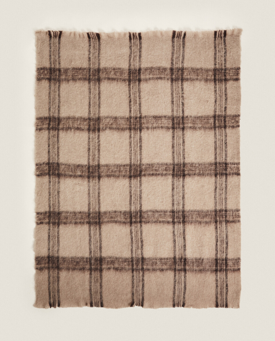CARDED WOOL BLANKET