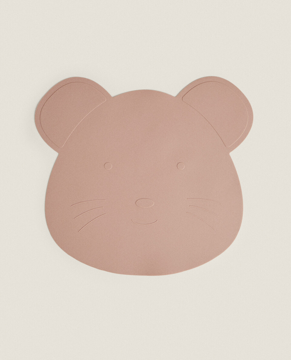 儿童老鼠造型硅胶餐垫