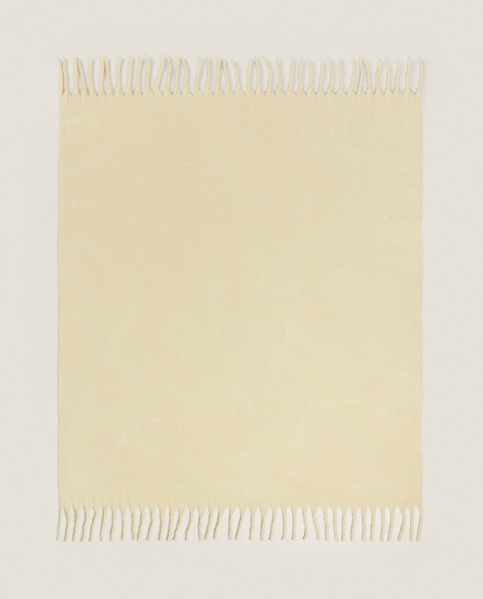 CARDED WOOL BLANKET