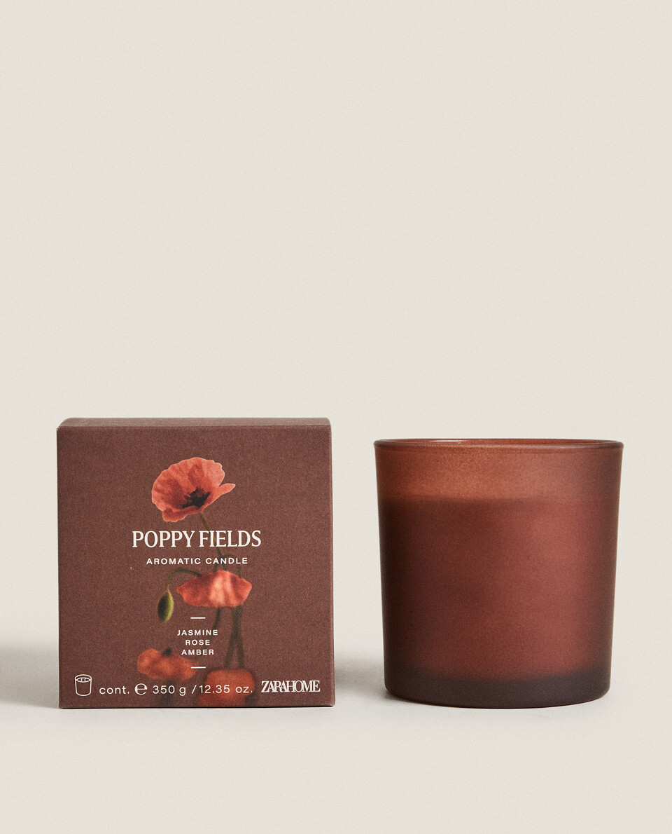 (350 G) POPPY FIELDS SCENTED CANDLE
