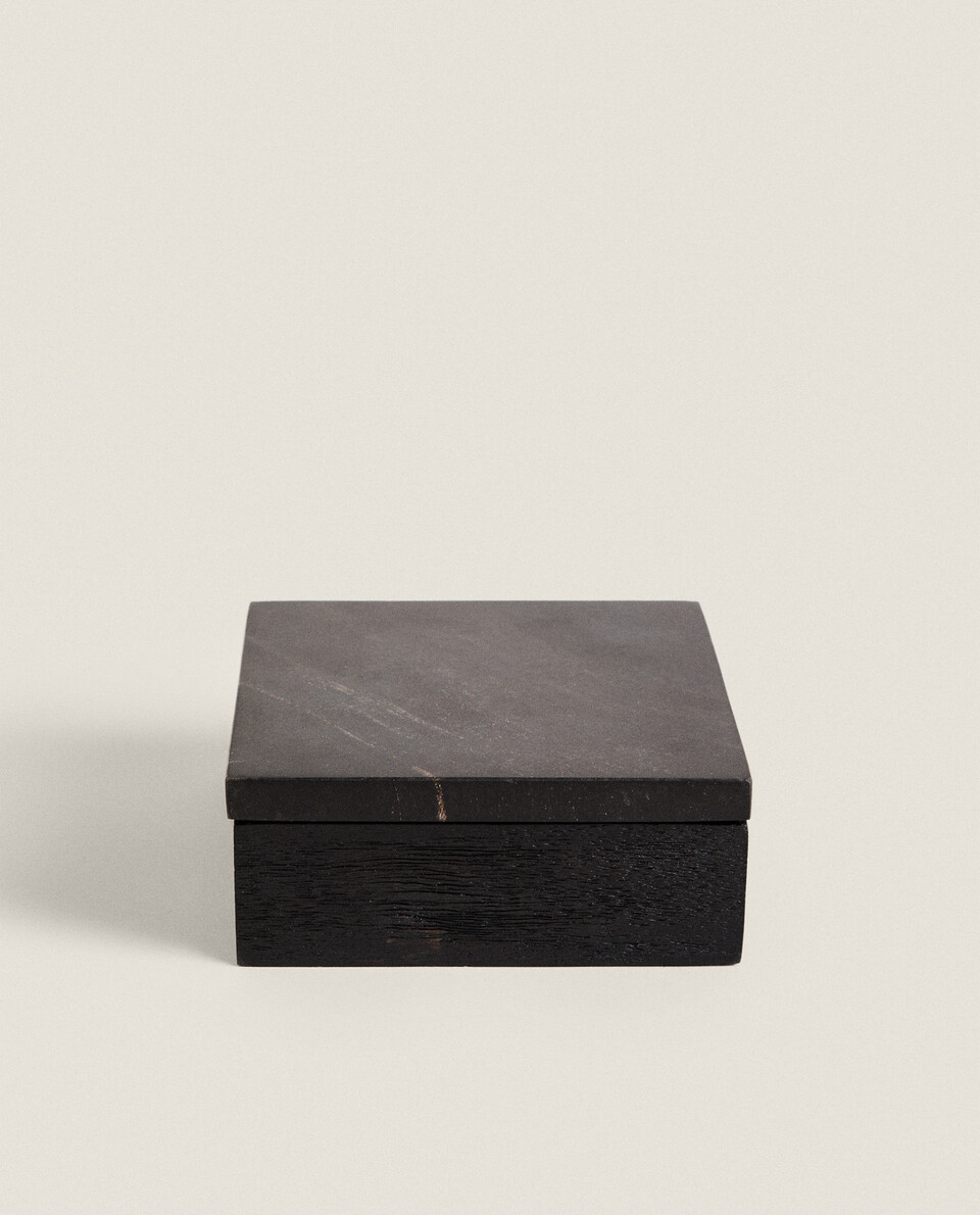 BOX WITH MARBLE LID
