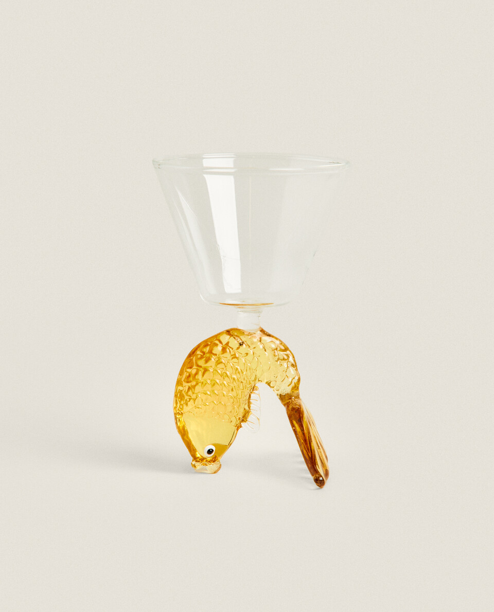 XI XING LE X ZARA | 硼硅玻璃鲤鱼小酒杯