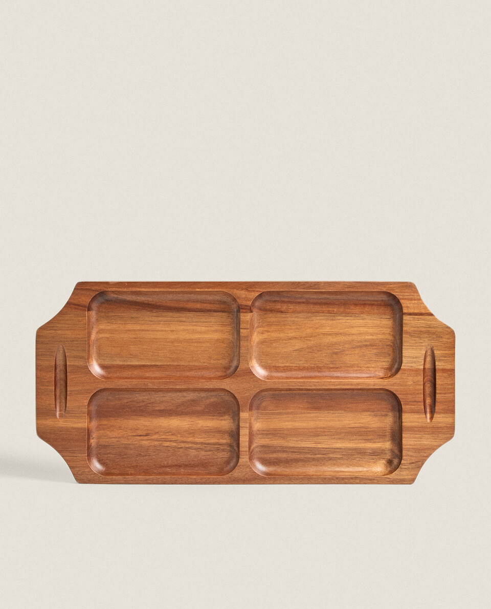 WOODEN APPETISER TRAY