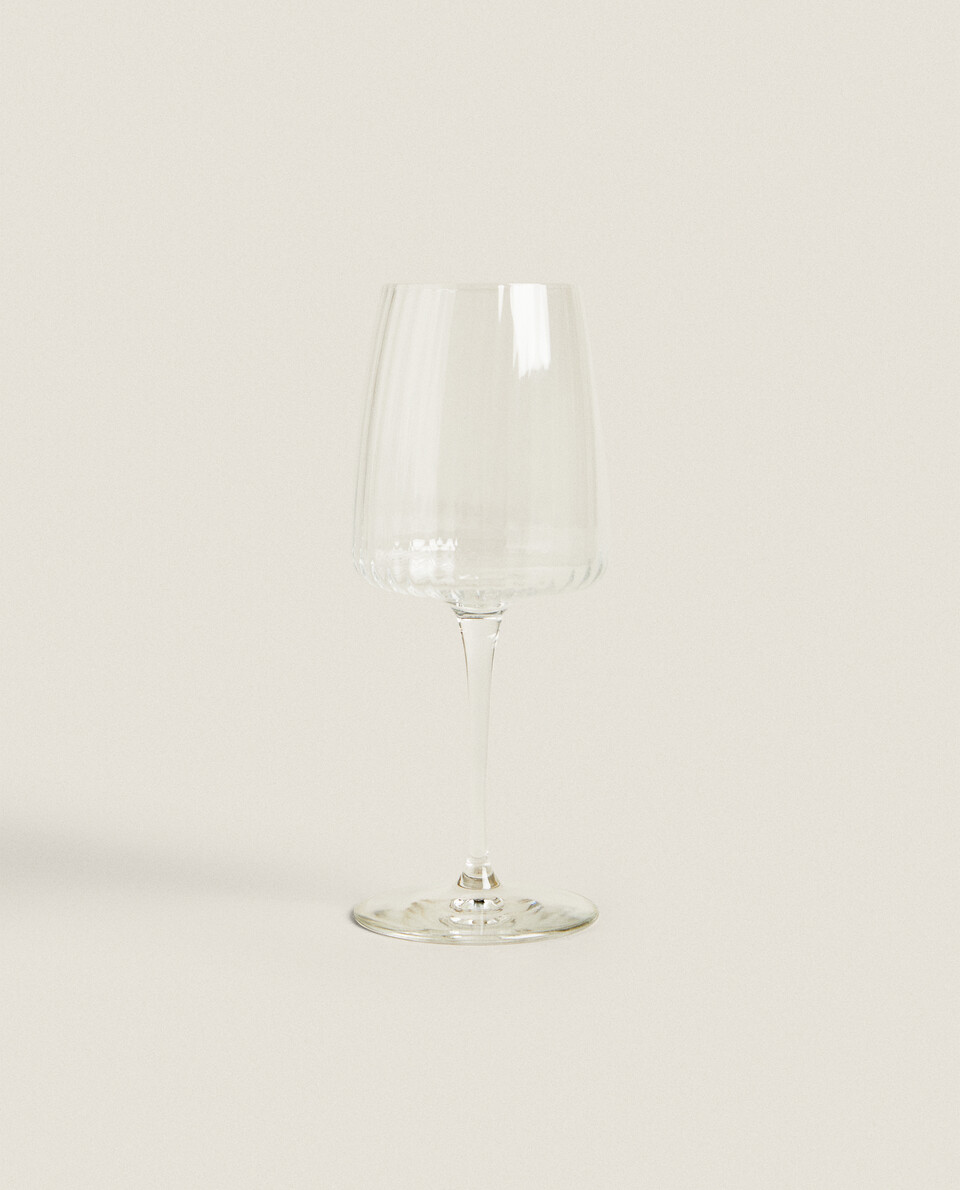线条图案玻璃杯