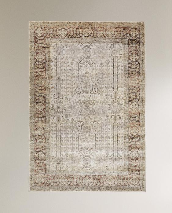 RECTANGULAR VINTAGE-EFFECT RUG RECTANGULAR VINTAGE-EFFECT RUG