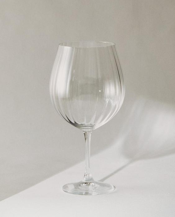 凸饰晶体玻璃高脚杯