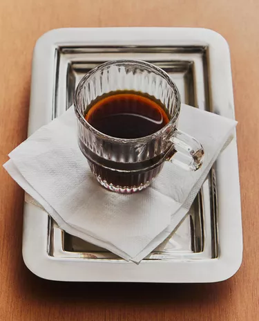 凸饰玻璃浓缩咖啡杯