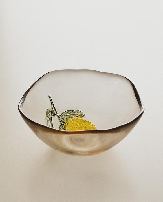 GLASS LEMON BOWL
