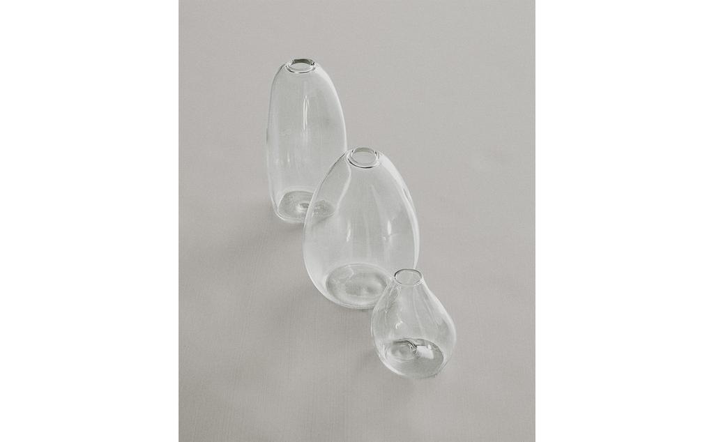 SMALL IRREGULAR GLASS VASE