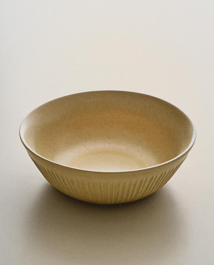SCORED STONEWARE BOWL