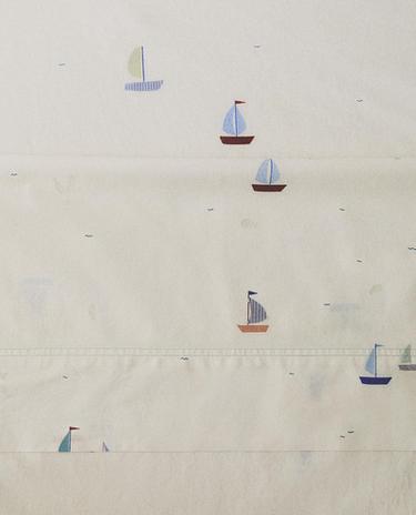 船只棉质上层床单