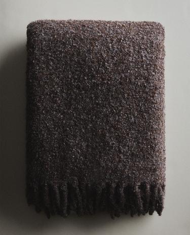 流苏毛毯