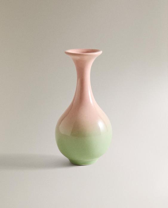 SMALL OMBRÉ CERAMIC VASE