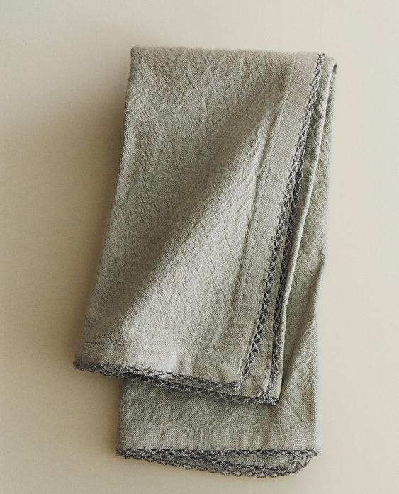 PACK OF PLAIN DYED THREAD NAPKINS (PACK OF 2)