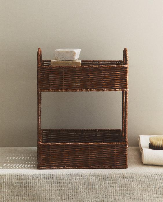 编织塑料储物柜