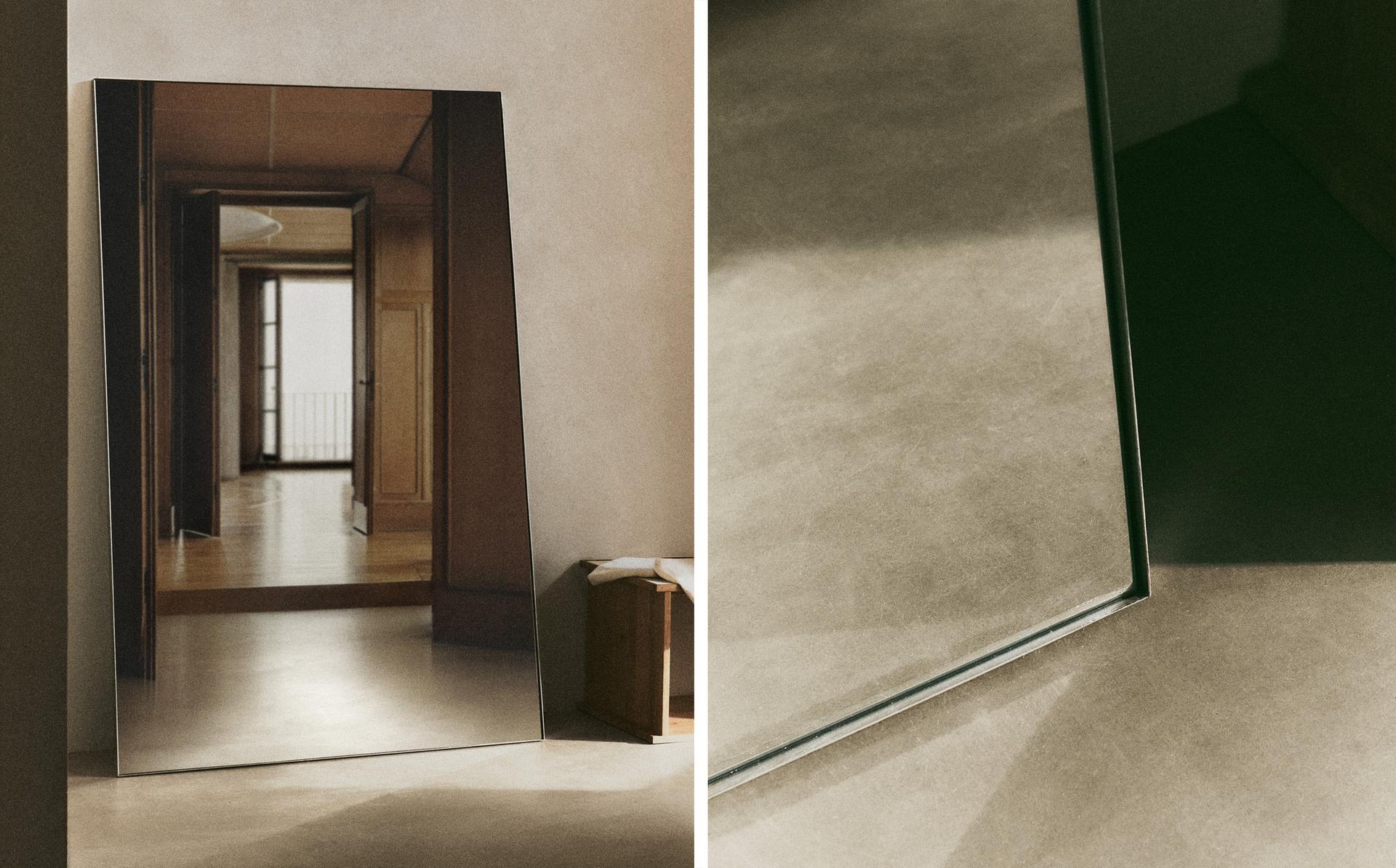 VERTICAL MIRROR WITH SILVER FRAME VERTICAL MIRROR WITH SILVER FRAME