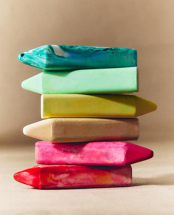 PACK OF COLOURED KIDS' CHALKS (PACK OF 36)