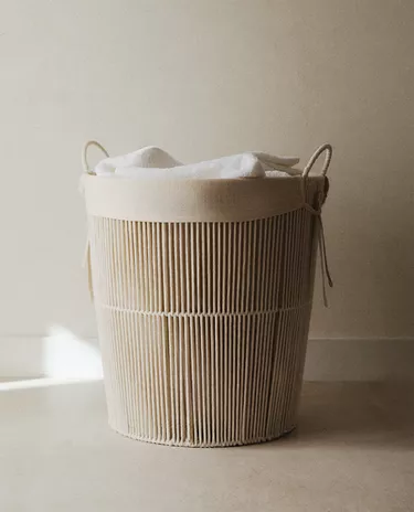 COTTON LAUNDRY BASKET