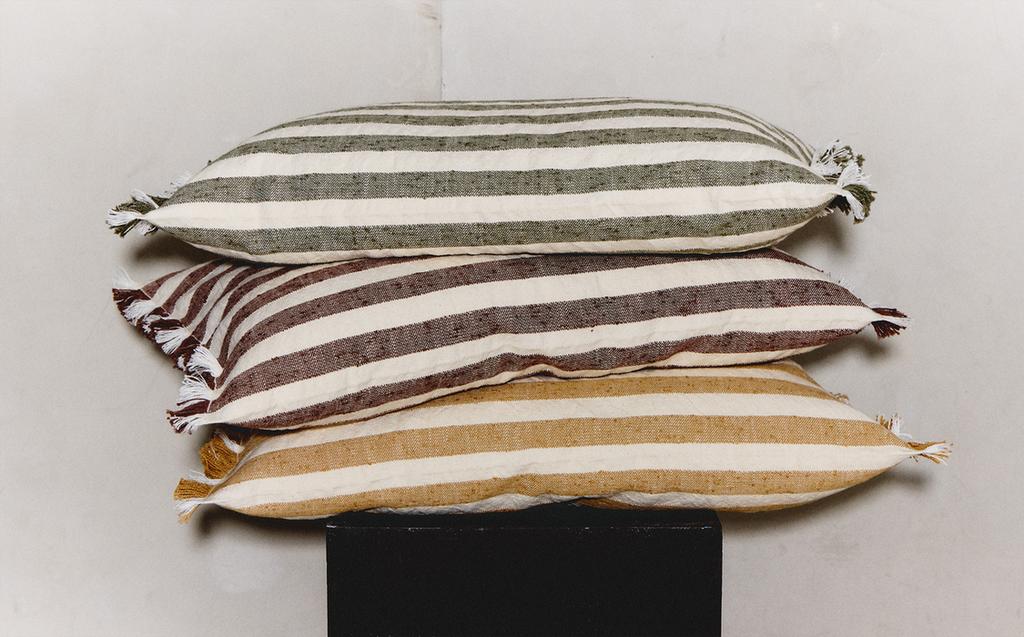 STRIPED CUSHION COVER