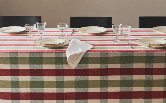 CHECK TABLECLOTH