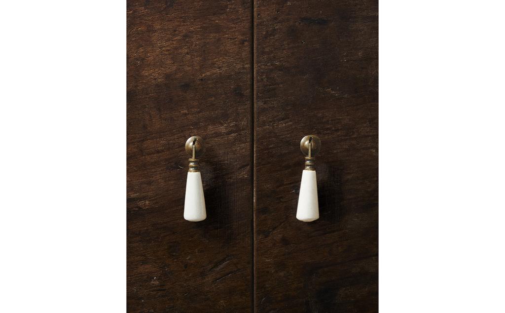 水滴形陶瓷拉手套装（2 件套装）