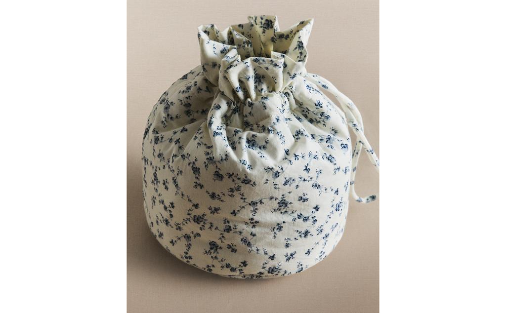 BLUE FLORAL BABY BUCKET BAG BLUE FLORAL BABY BUCKET BAG