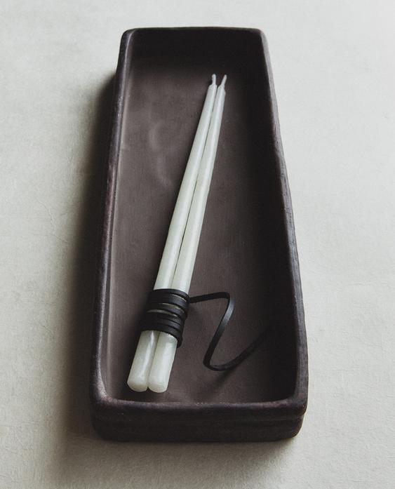 矩形边缘陶瓷托盘