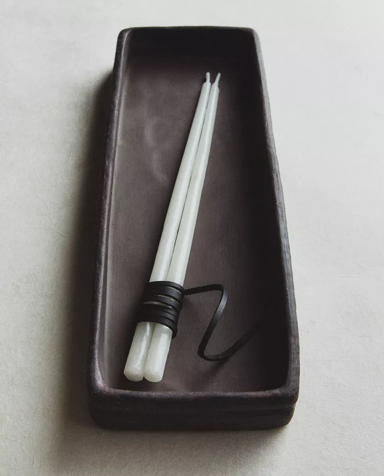矩形边缘陶瓷托盘