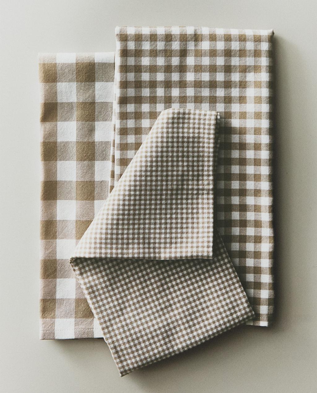 染色线厨房抹布（3 件套装）