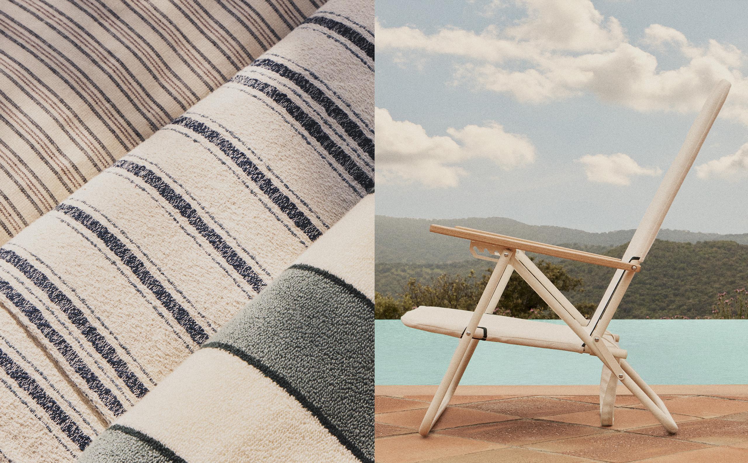 BEACH TOWELS AND CHAIR