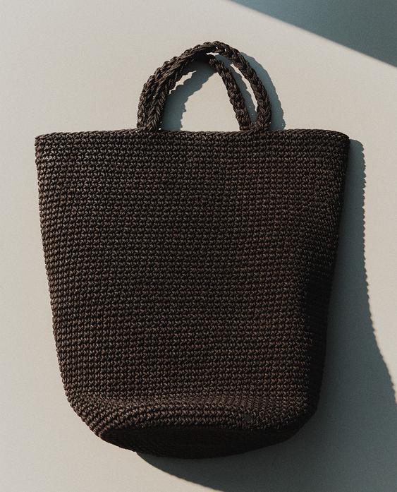WOVEN-EFFECT BAG