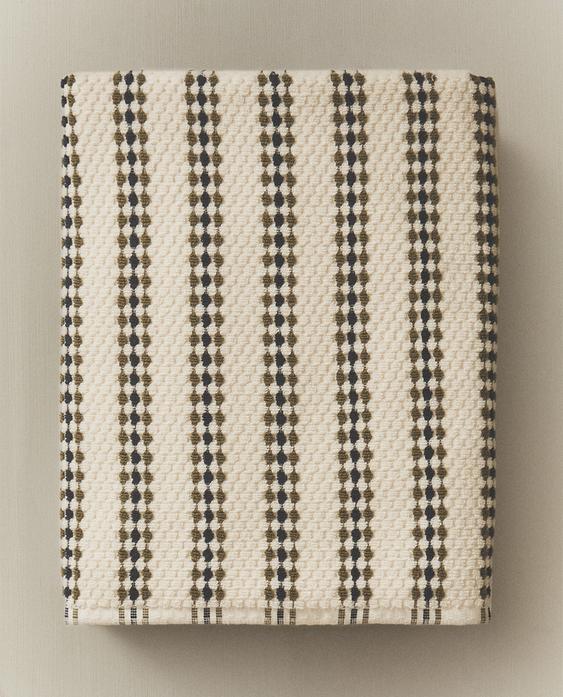 几何纹理浴室毛巾