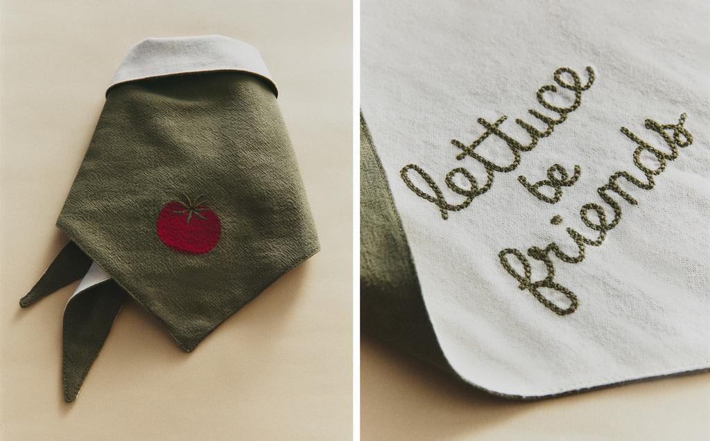 REVERSIBLE TOMATO PET BANDANA