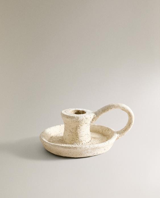 CLAY CANDLESTICK