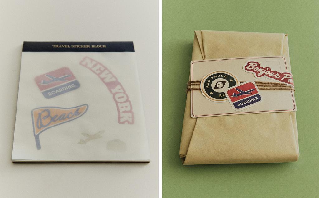 旅行贴纸本