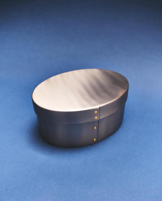 OVAL STAINLESS STEEL BOX