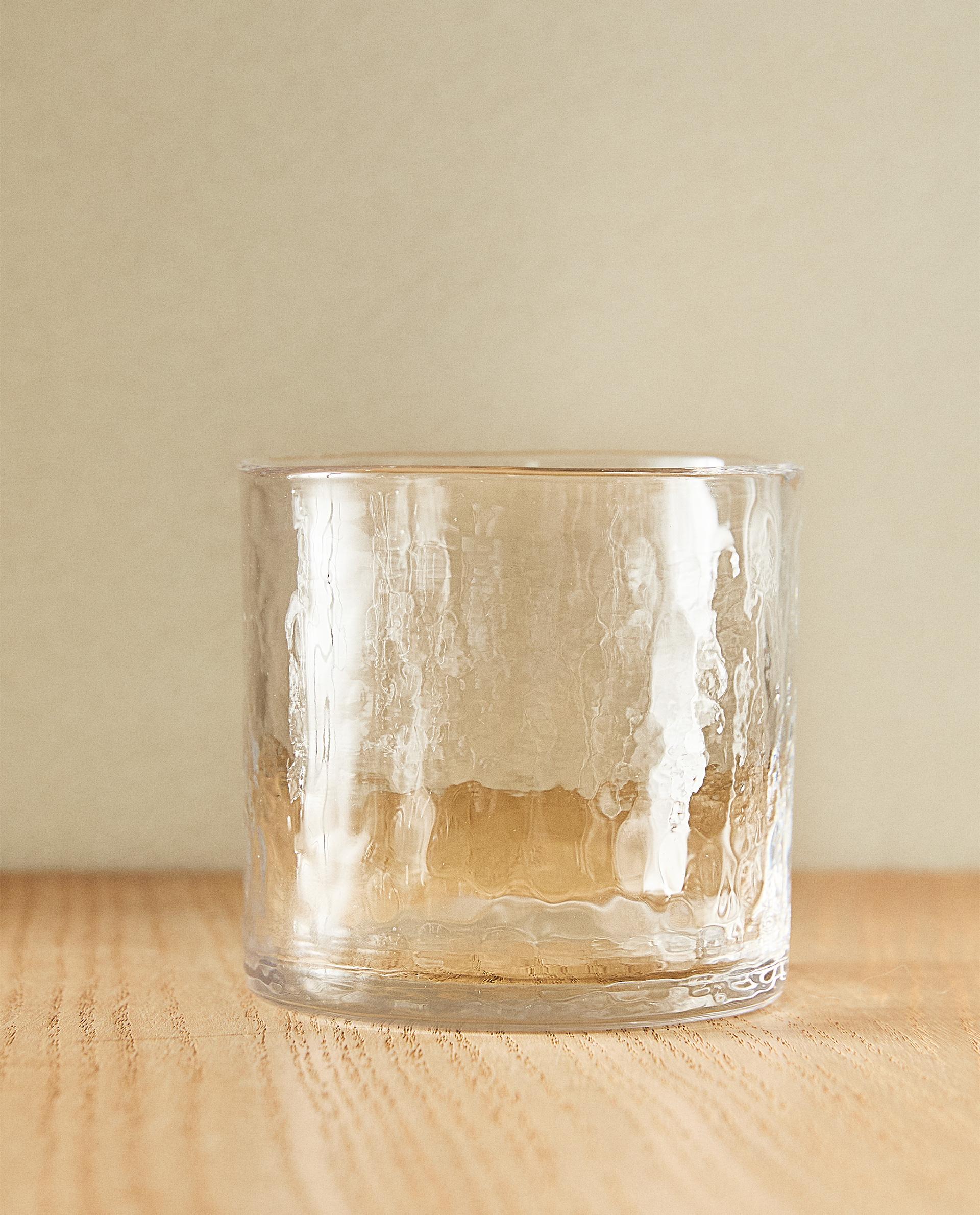 SLANTED GLASS TUMBLER