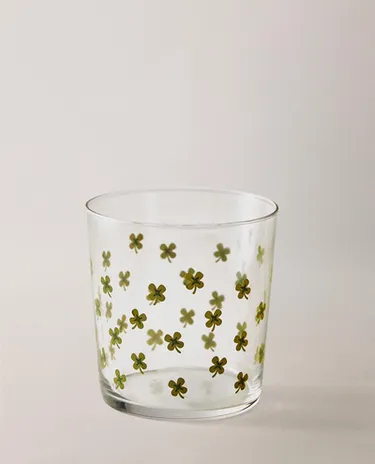 TRANSFER GLASS TUMBLER