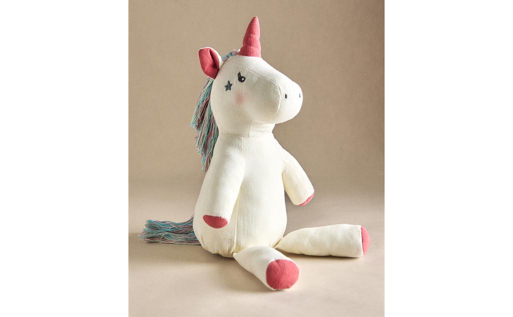 独角兽形儿童毛绒玩具
