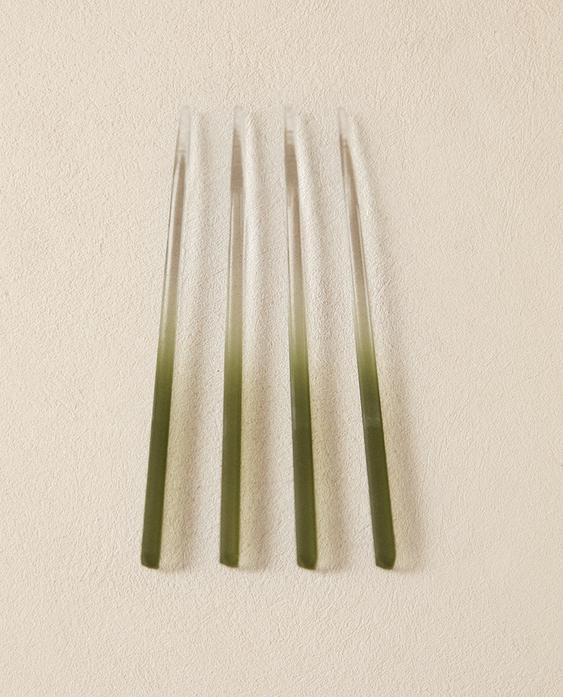 渐变色玻璃筷子套装