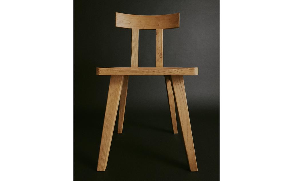 WOODEN CHAIR WITH BACK