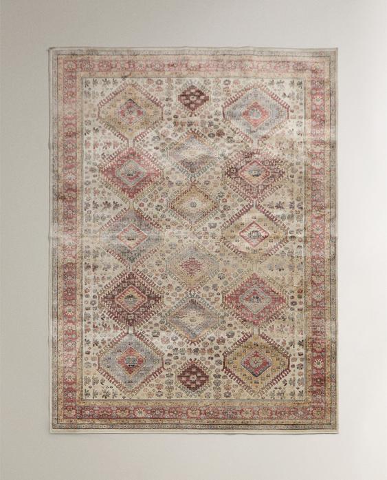 RECTANGULAR VINTAGE-EFFECT RUG RECTANGULAR VINTAGE-EFFECT RUG