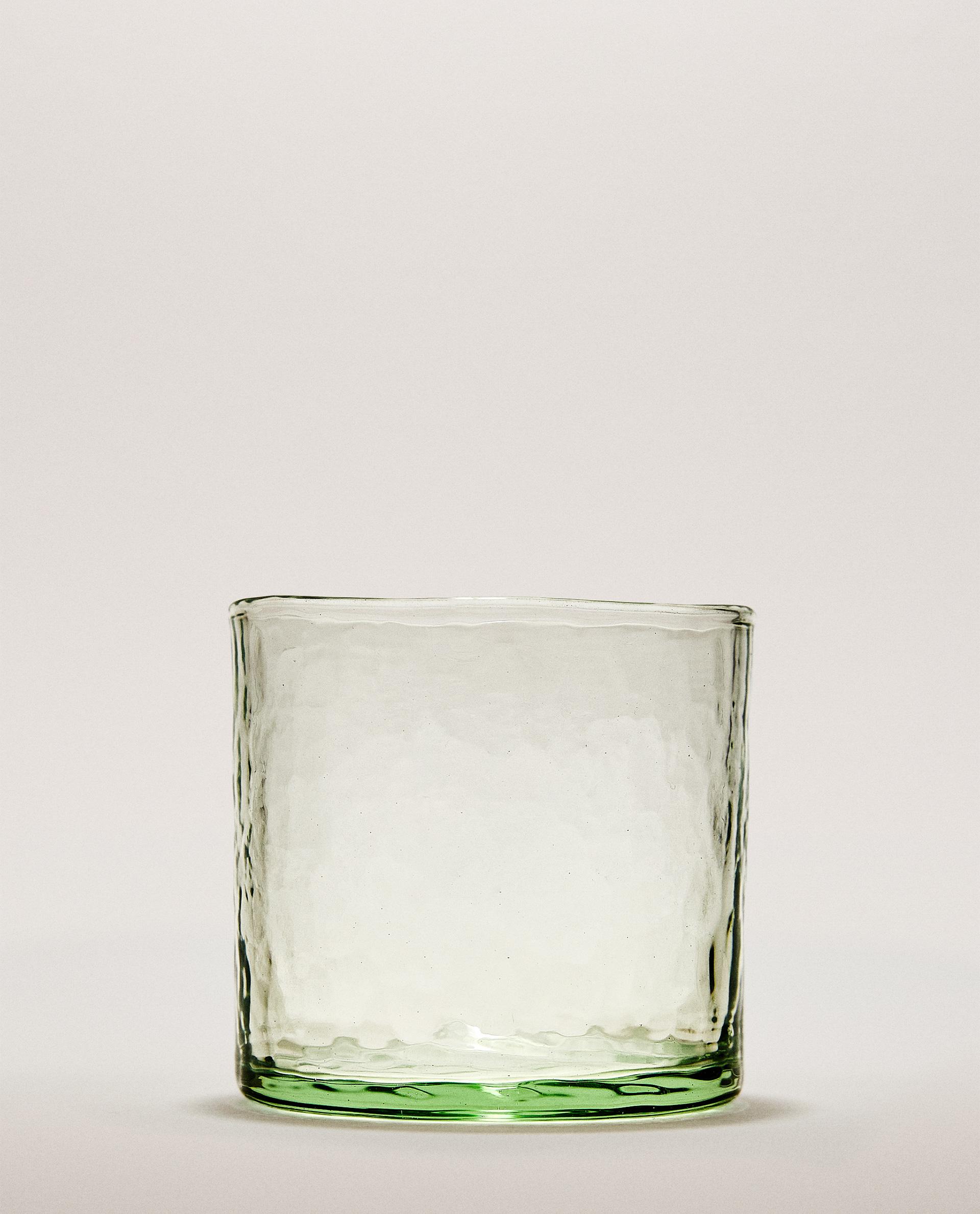 HAMMERED EFFECT GLASS TUMBLER HAMMERED EFFECT GLASS TUMBLER