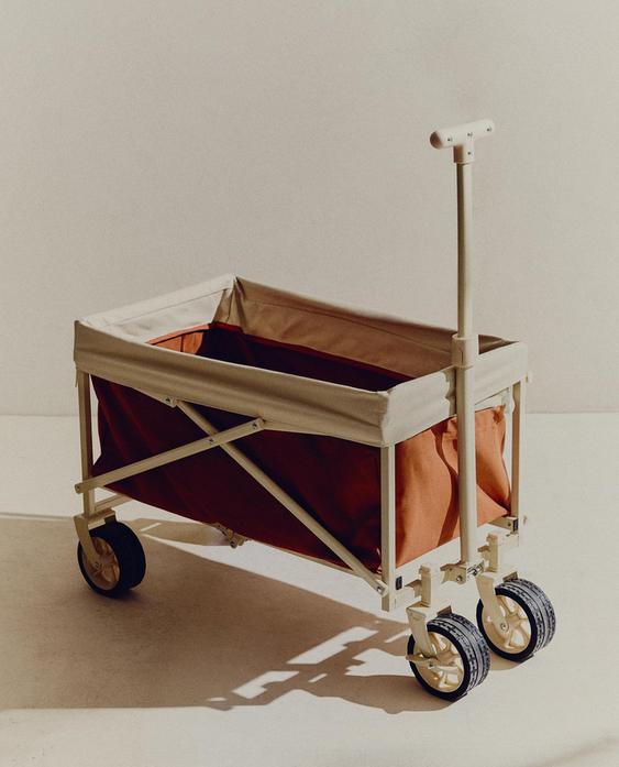 FOLDING COTTON BEACH TROLLEY