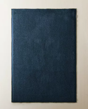撞色缉线浴室地垫
