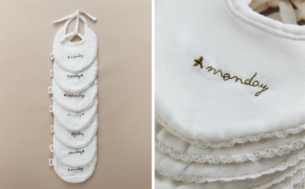 WEEKLY BABY BIB (PACK OF 7) WEEKLY BABY BIB (PACK OF 7)