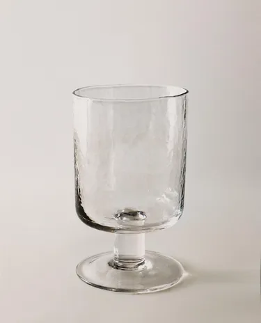 锤纹玻璃高脚杯 锤纹玻璃高脚杯