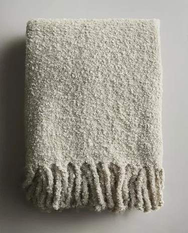 流苏毛毯